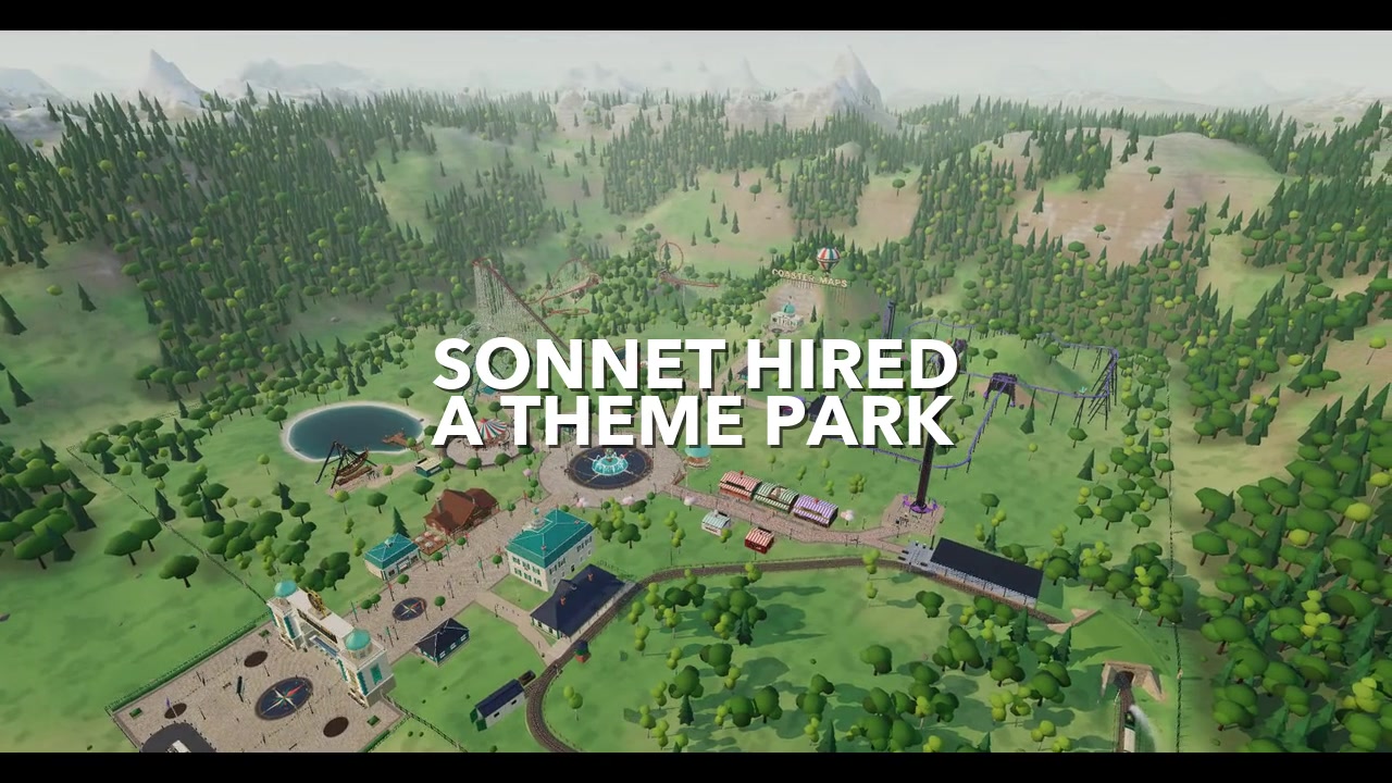 Aerial view of the Sonnet-led theme park